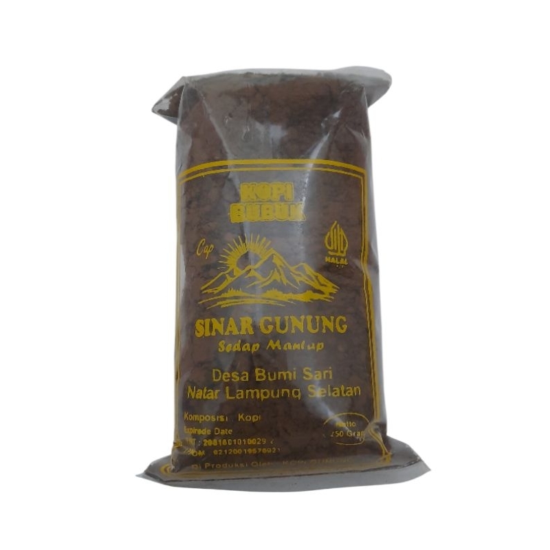 

Kopi Bubuk Sinar Gunung Asli Lampung 250gr