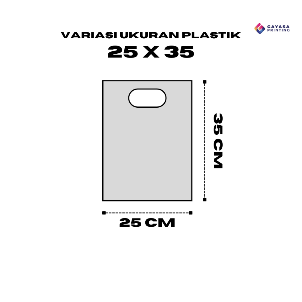 

Gayasa Printing Plastik Sablon CUSTOM Plong HD Ukuran 25x35cm Untuk Packing UMKM Olshop Online Shop Parfum - Free Design
