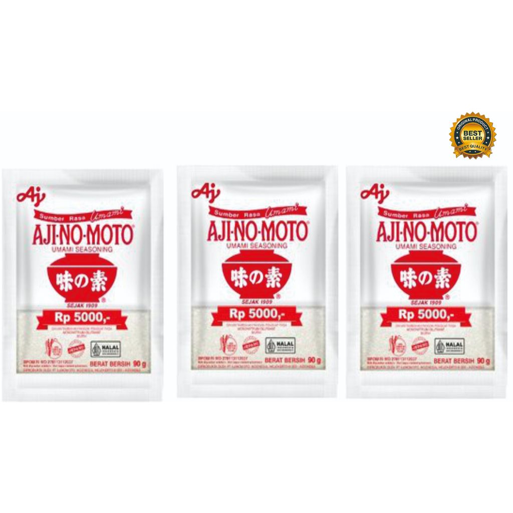 

AJI-NO-MOTO Penyedap Rasa MSG Ajinomoto 90g / AJI-NO-MOTO RP 5000