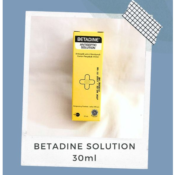 BETADINE ANTISEPTIC SOLUTION 30ML