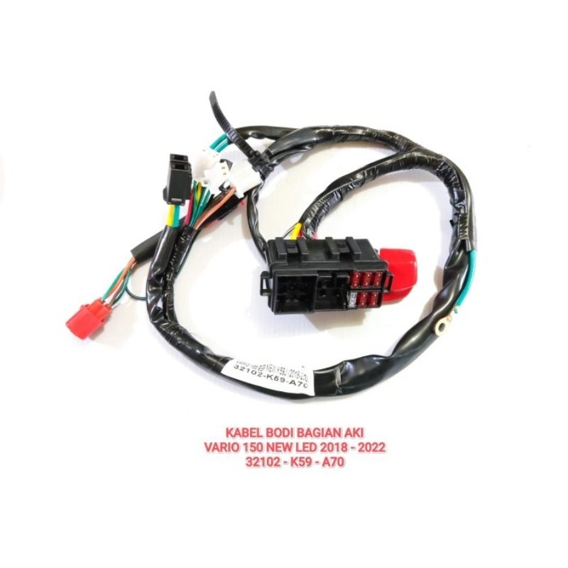 KABEL BAGIAN AKI VARIO 125 LED 150 KABEL ACCU VARIO 150 2019 KEATAS KABEL BATERAI VARIO 150 LED K59 