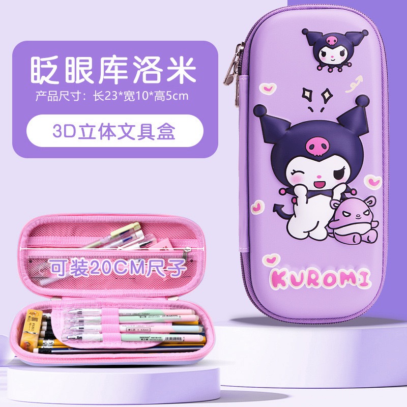 

Kotak Pensil 3D Pencil Case Impor Sanrio Kuromi My Melody Cinnamoroll Kotak Pensil Anak Impor Motif Lucu