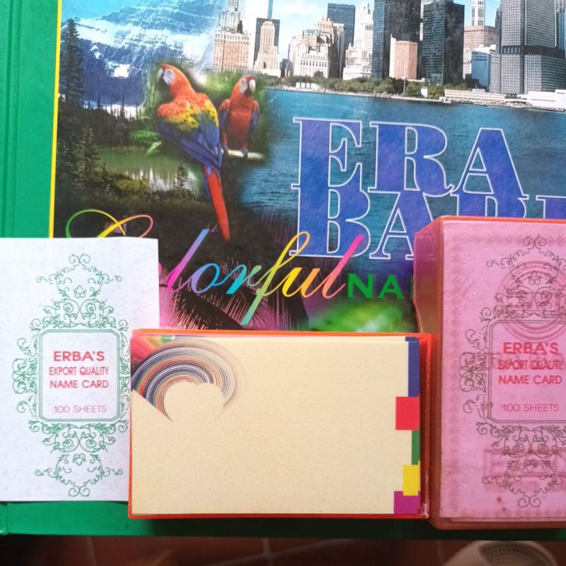 

ERBA PROMO KARTU NAMA ERA BARU | PRODUK DIJAMIN ORIGINAL | HARGA TERMURAH | KARTU NAMA ISI 100 | KARTU NAMA POLOS | KARTU NAMA BERGAMBAR