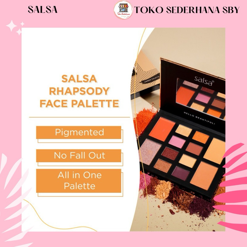 Salsa Palette Make Up/ Eye Sadow/ Blush On