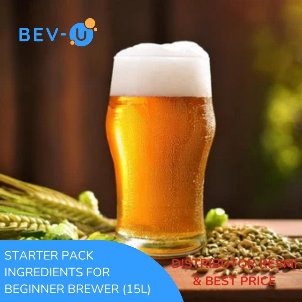 

Bahan-Bahan Racikan Dasar Pembuatan Minuman bagi Brewer Pemula (15L) Starter Pack Ingredients for Begginer Brewer (15L)