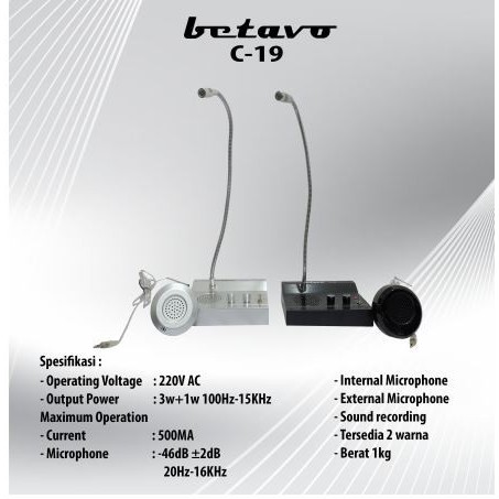 Mic Betavo C19 | BETAVO C-19 | BETAVO C 19 Loket mic Original