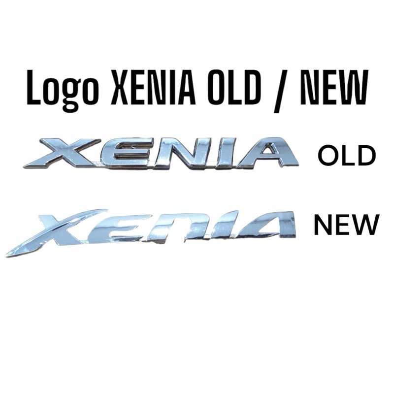 Emblem Bagasi Xenia New Dan Xenia Lama/ Emblem Tulisan Xenia New Dan Xenia Lama