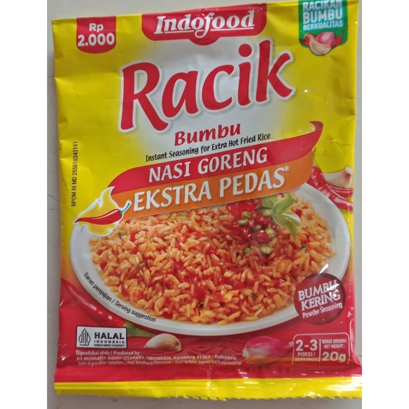 

indofood Bumbu racik rasa nasgornya extra pds 20gram