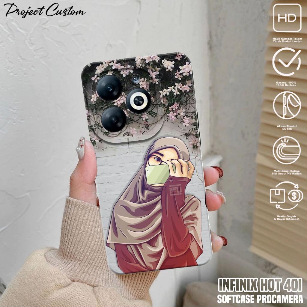 Case INFINIX HOT 40i - Casing Hp INFINIX HOT 40i ( HJB ) Silikon Hp INFINIX HOT 40i - Softcase Hp IN