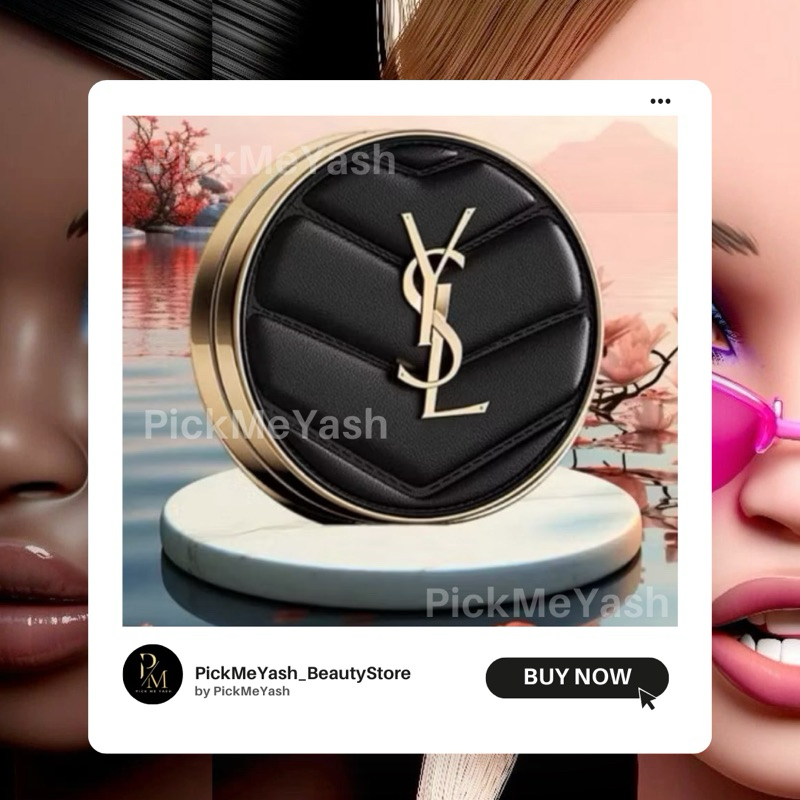 YSL Cushion / Yves Saint Laurent Le Cushion Encre De Peau