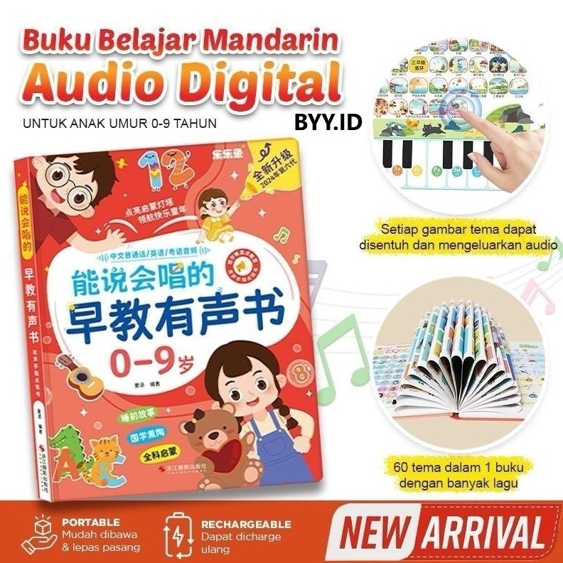

KODE R94C Buku Belajar Bahasa Mandarin Audio Digital Anak2 Untuk 19 Tahun Edisi 6