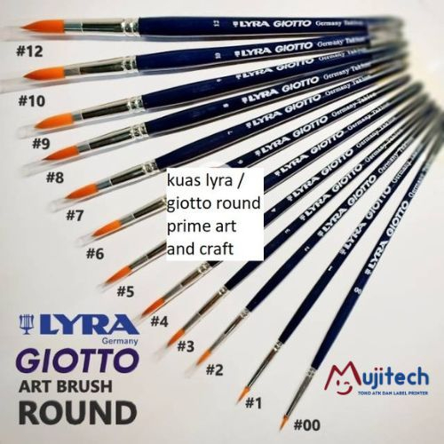 

KUAS LUKIS LYRA GIOTTO ROUND TAKLON ROUND BRUSH