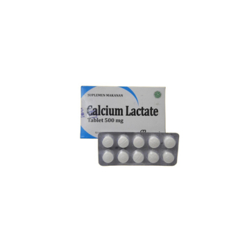 Calcium Lactate 500 mg 10 Tablet Mersi