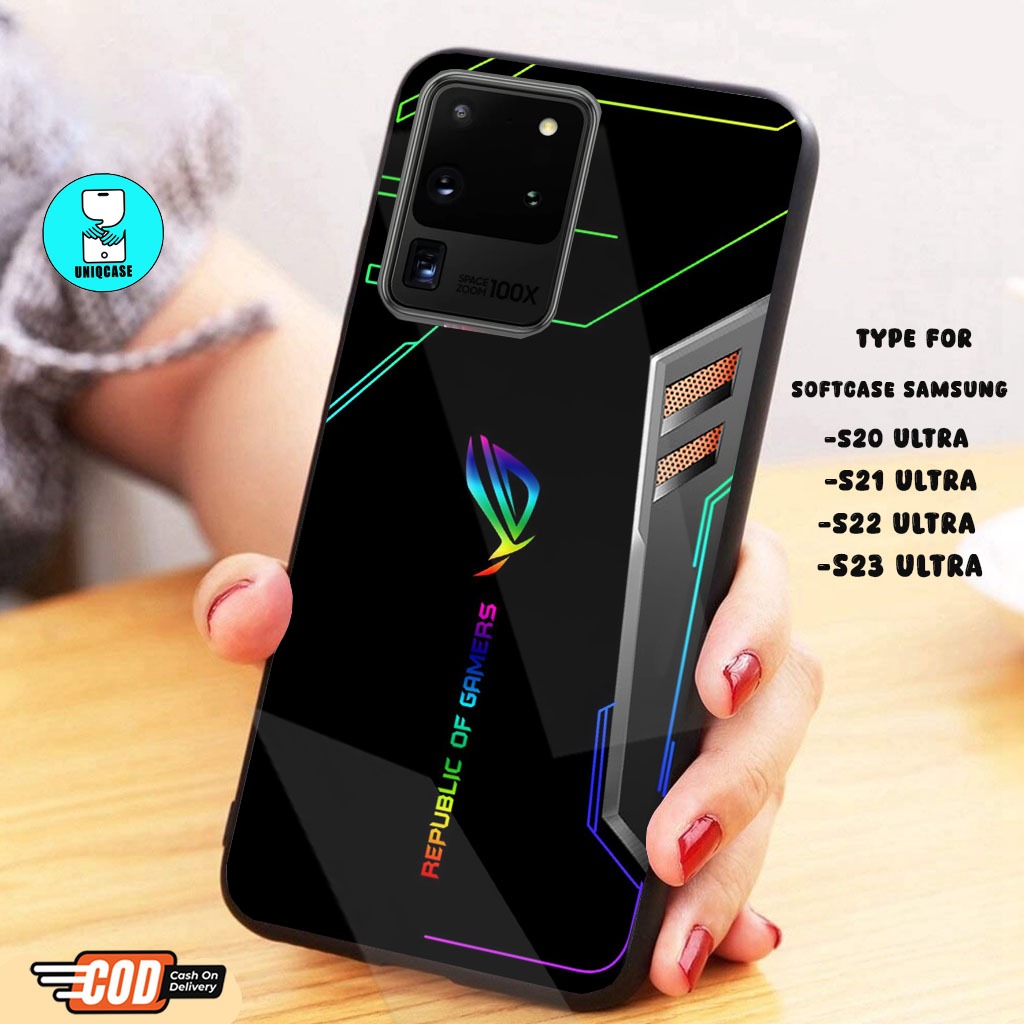 SOFTCASE GLOSSY (KACA) SAMSUNG S20 ULTRA / S21 ULTRA / S22 ULTRA / S23 ULTRA dan ALL TYPE SMARTPHONE