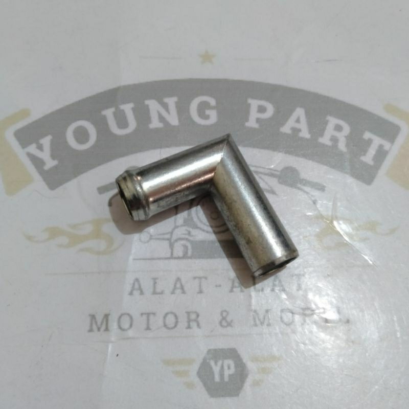 Pipa Besi Sambungan Hose Selang Konektor Pipa Siku Sambungan Selang M14/14 mm