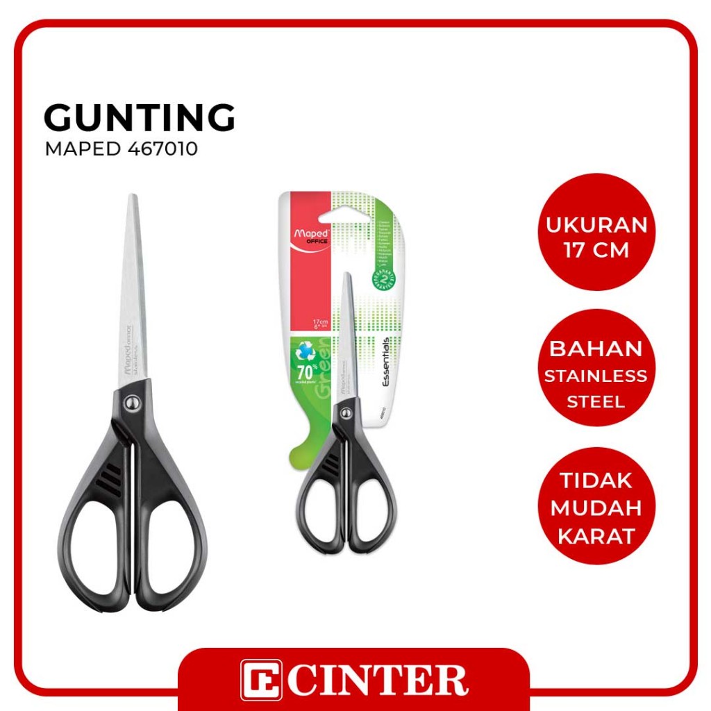 

MAPED - GUNTING / SCISSORS GREENLOGIC 17 CM 467010