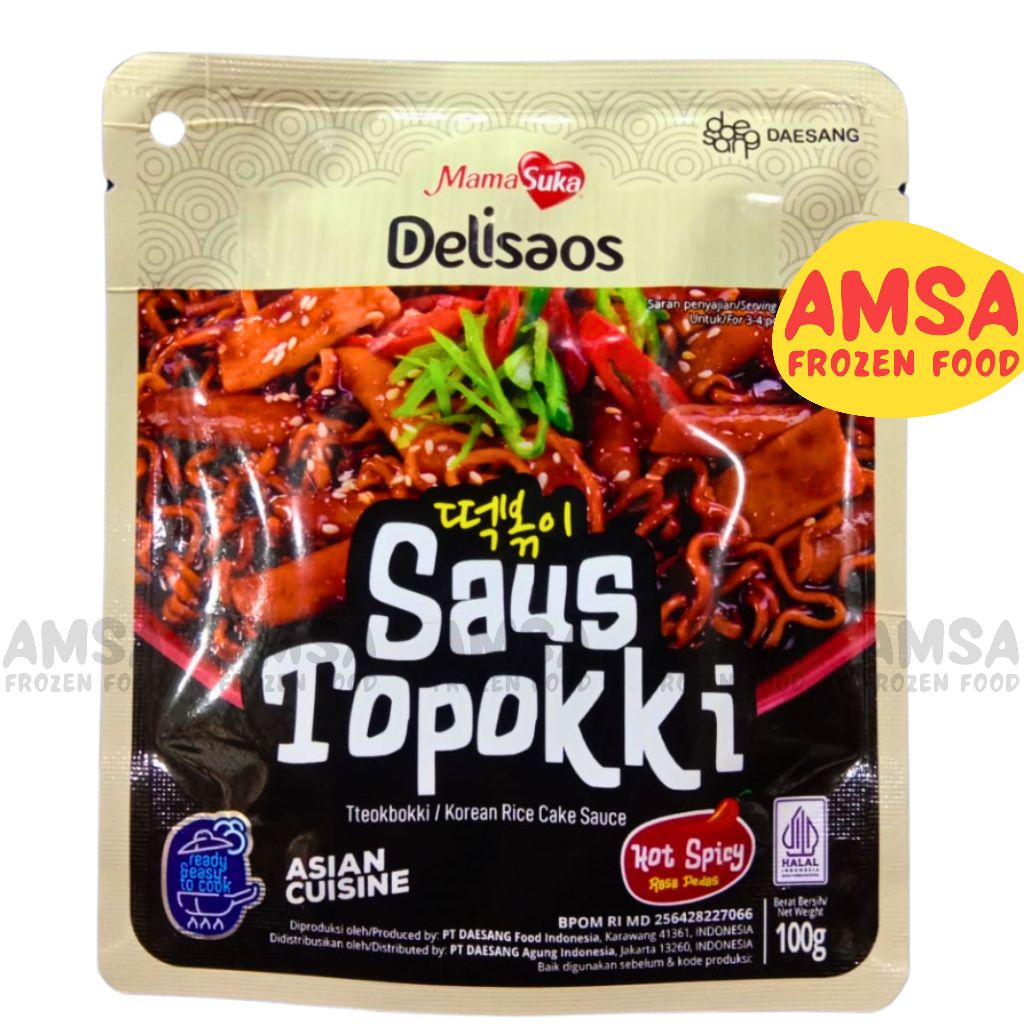 

Mama Suka Saus Topokki Hot 100 gr / MamaSuka Saus Tokpokki Toppoki Ttteokbokki Pedas Hot 100 gr