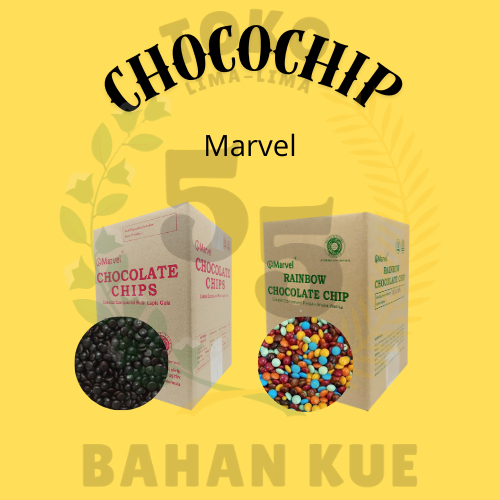 

Chocochip Cokelat / Warna / Rainbow Merek Marvel