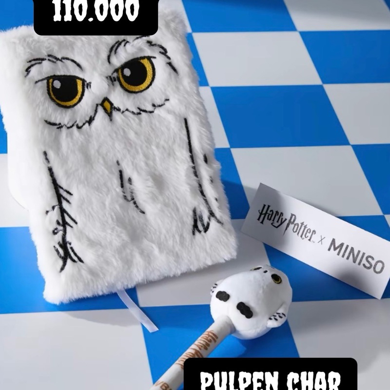 

MINISO X HARRY POTTER NOTE BOOK/PULPEN Hadwig