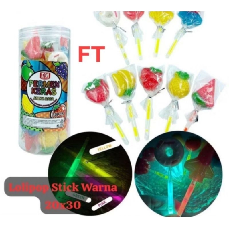 

PERMEN LOLYPOP LAMPU MIX 30 PCS