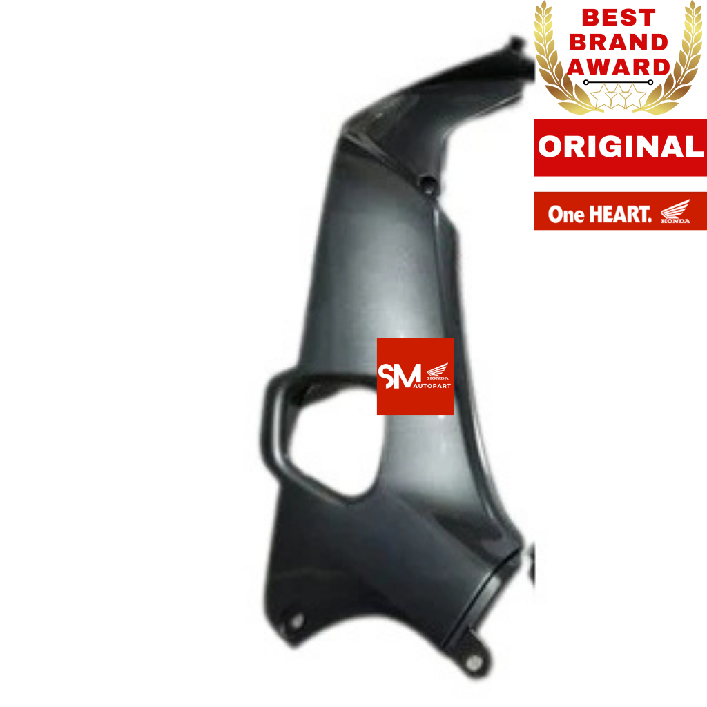 64450 KEV 880FMN COVER SAYAP DALAM KIRI SUPRA X 100 WARNA GREY ORIGINAL AHM