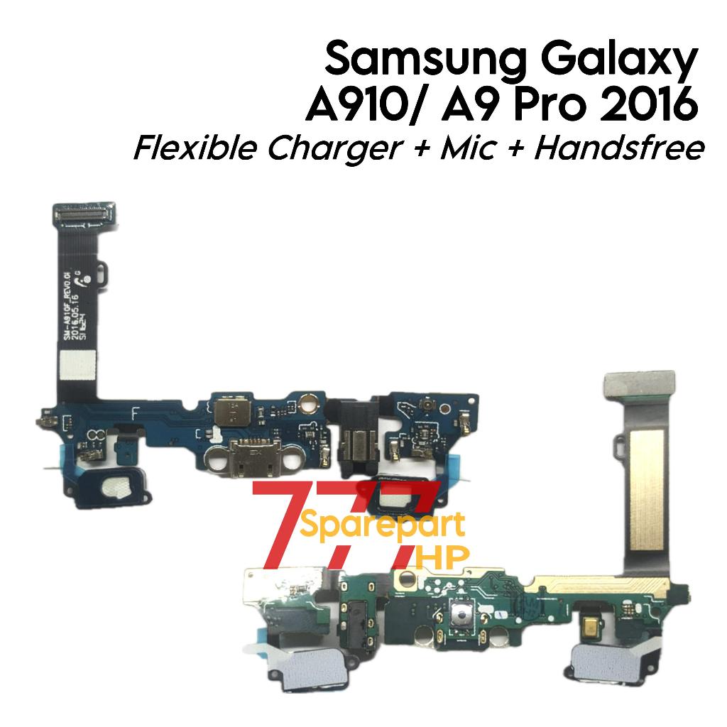 Flexible Konektor Charger Mic + Handsfree Samsung Galaxy A9 Pro 2016 / A910 / SM-A9100 / SM-A910F / 