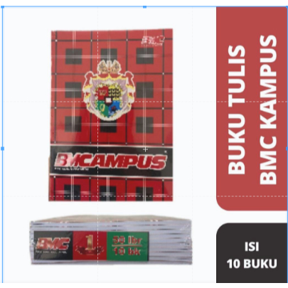

Buku Tulis BMC Campus 50 Lembar 1 Pack(isi 10 buku)-Teman Setia Belajar