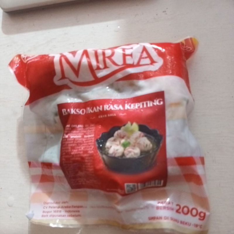 

Mirea Crab Ball (kepiting) 200 g