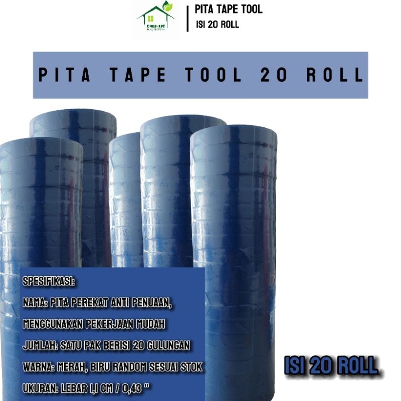 

Pita Tapetoll 1 slop isi 20 roll lebih hemat
