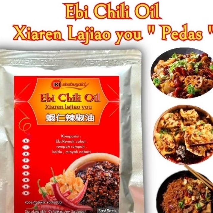 

Ebi chili oil 1kg Halal | ebi chili oil 1000gr