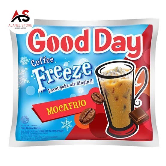 

Goodday Coffee Frezze Mocafrio Renceng isi 10 pcs