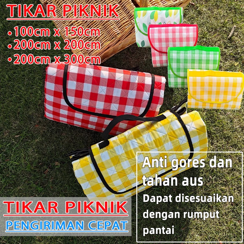 【ReXiao】tikar piknik waterproof tikar lipat piknik jumbo 300x200 anti air tikar lipat piknik aesthet