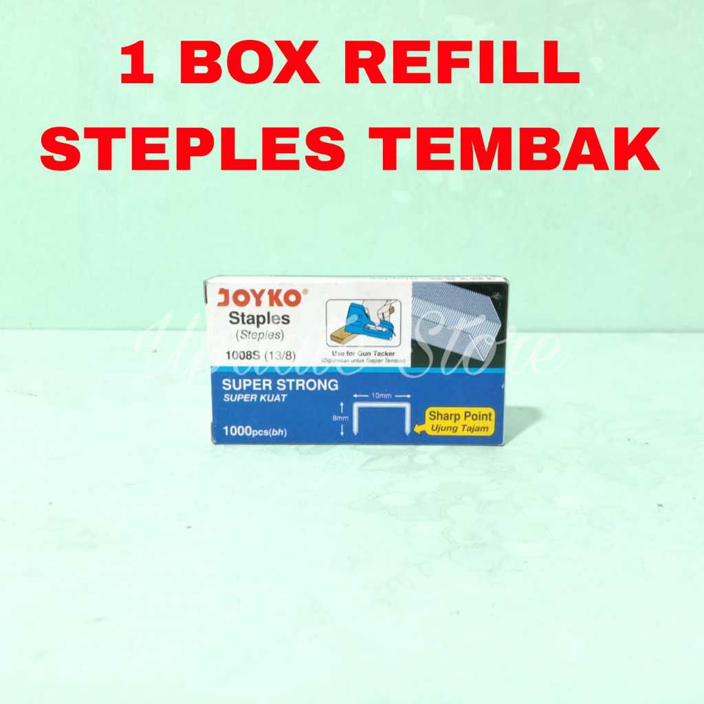

1 Box Refill Steples Tembak
