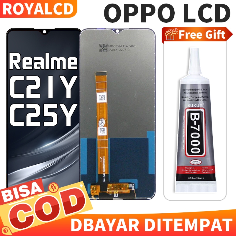 LCD Realme C21Y / C25Y  Original COMPLETE Fullset layar hp Touch screen