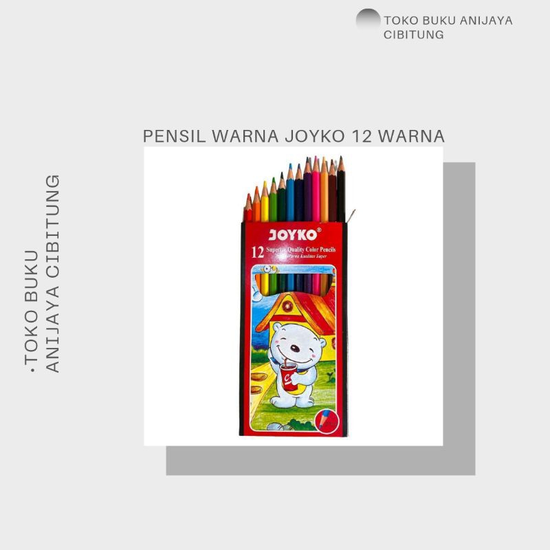 

PENSIL WARNA JOYKO CP-12PB / PENSIL WARNA BERKUALITAS