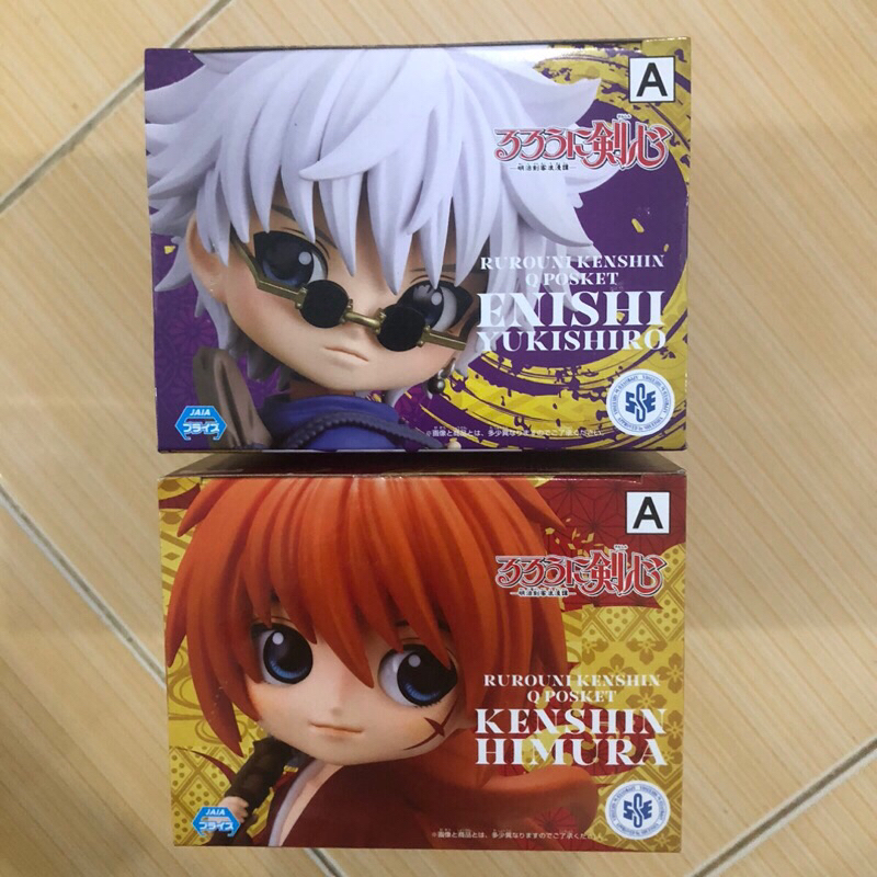 Q posket Figure rurouni kenshin himura enishi yukishiro