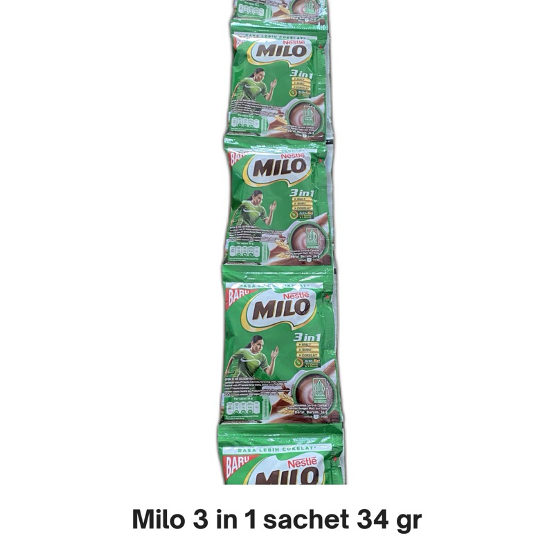 

Milo 3 in 1 sachet 34 gr