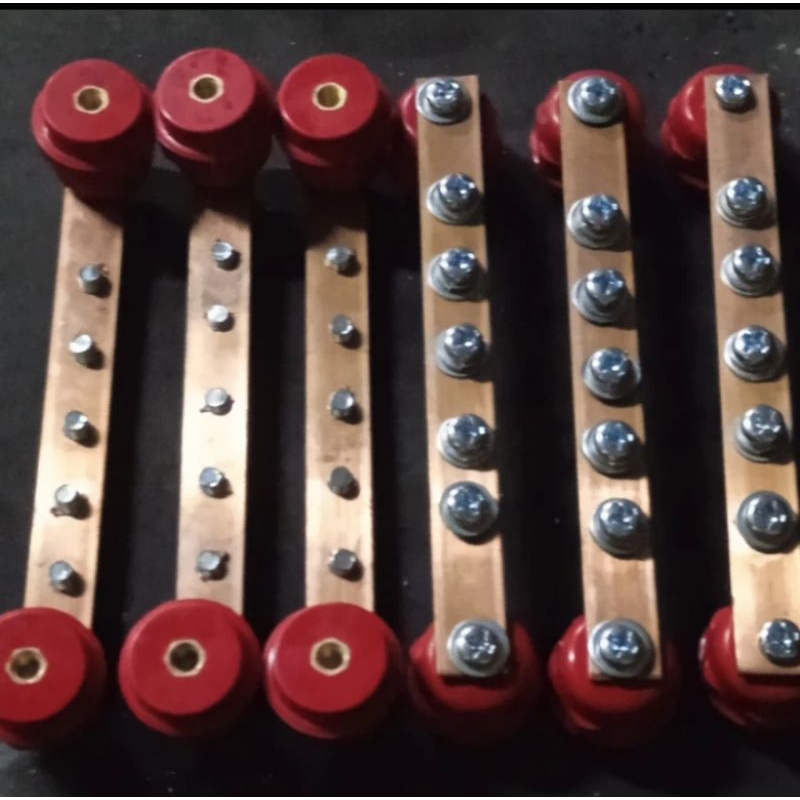 busbar tembaga murni custom 2mm x 15mm x 15cm