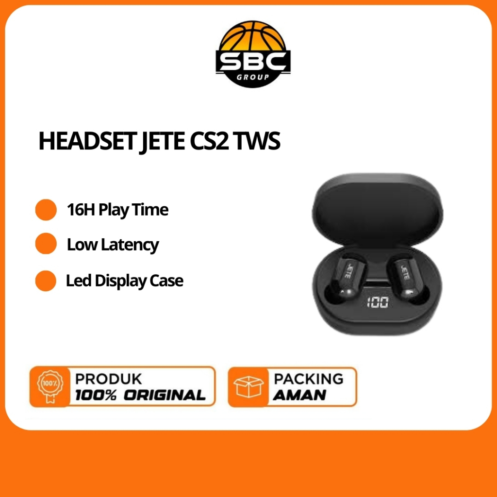 HEADSET BLUETOOTH JETE CS2 TWS