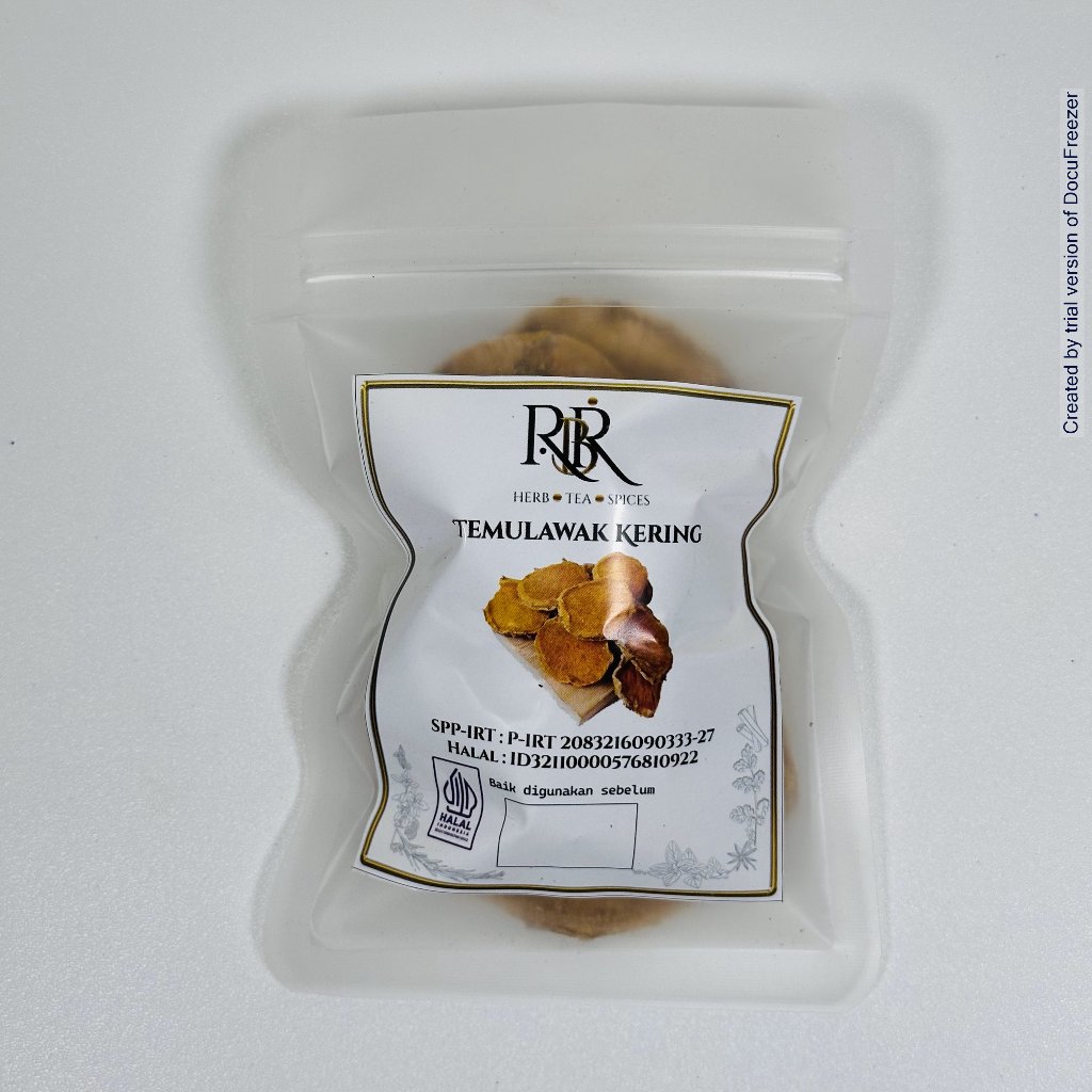 

Simplisia Temulawak Kering - 100 Gram - RBR Official