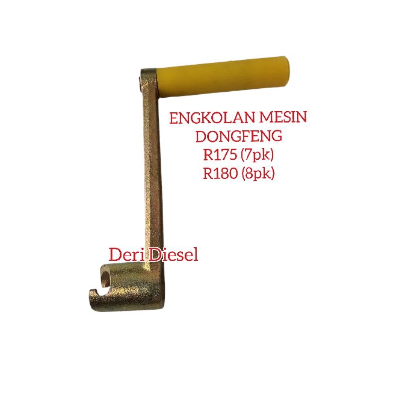 engkol R175 R180 engkolan mesin dongfeng 7,5pk 8pk heandel setarting dongfeng