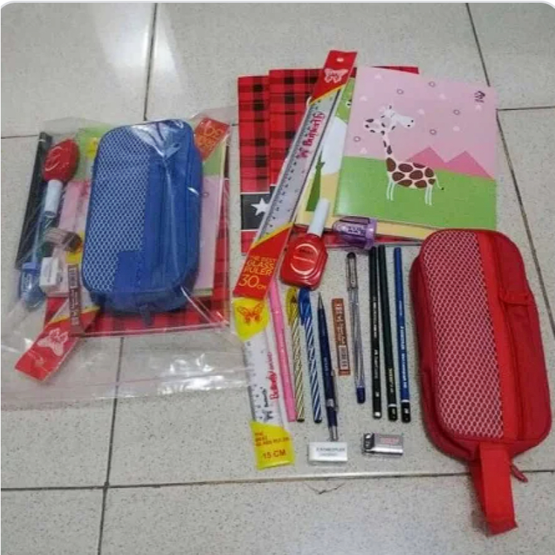 

paket alat tulis lengkap souvenir sekolah