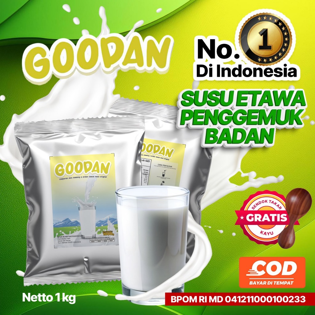 

Susu Penggemuk Badan GOODAN 1KG