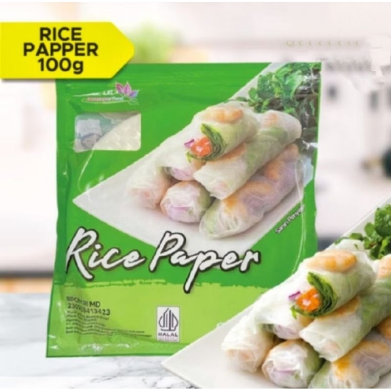 

Rice Paper isi 10 lembar untuk salad roll