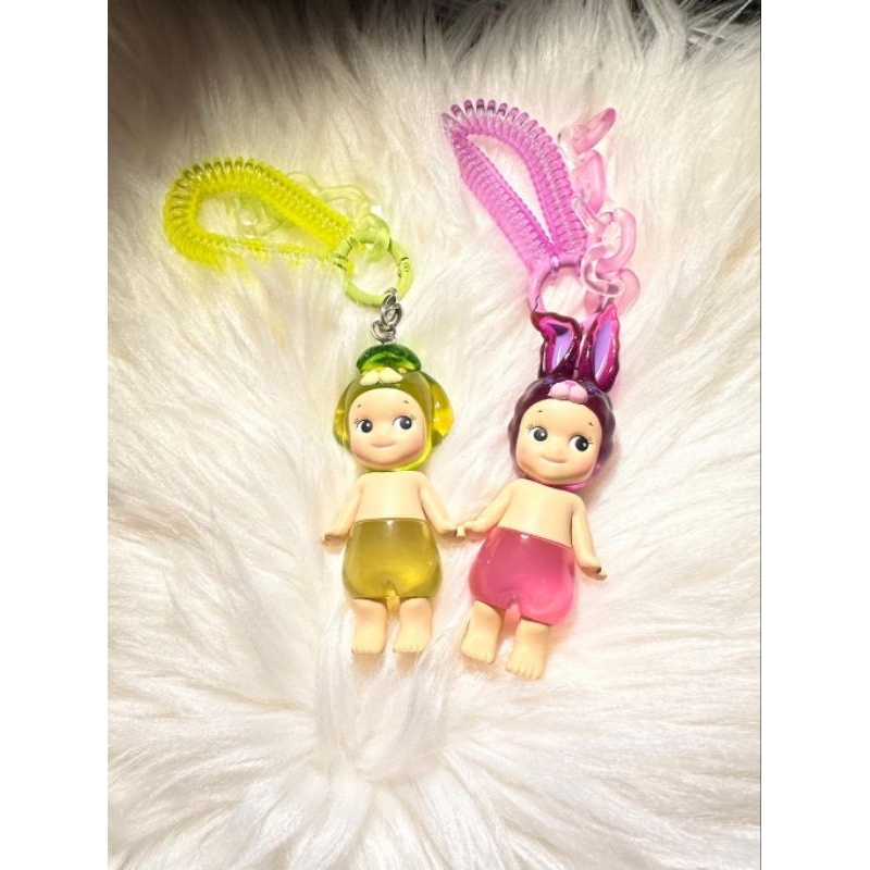 [UNSEALED] Sonny angel Candy store grape rabbit and lime dog lucu hippers bersih with box and foil