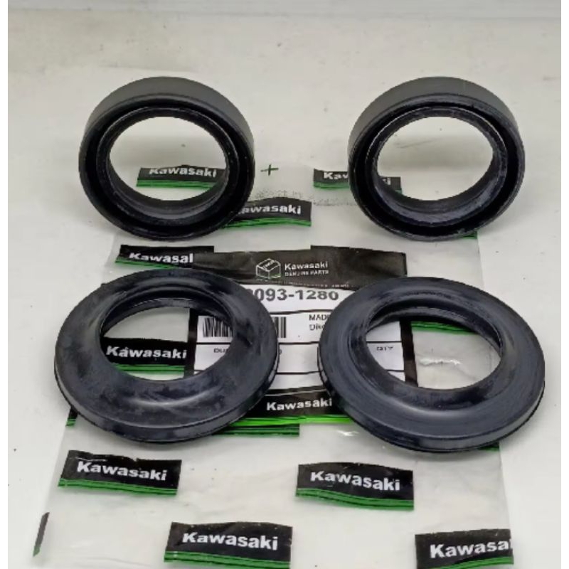 SEAL SHOCK+SEAL TUTUP ABU KLX NINJA R NINJA RR ORI