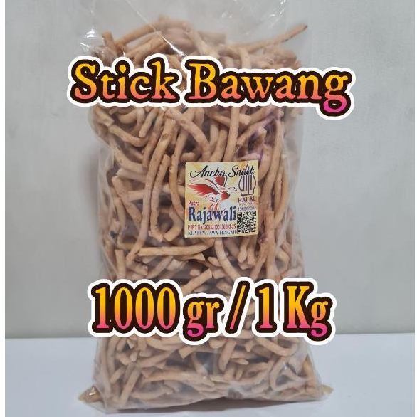 

Stick Bawang 1 Kg Packing kardus (Kue Bawang, Cisstik) Asin Gurih Renyah.