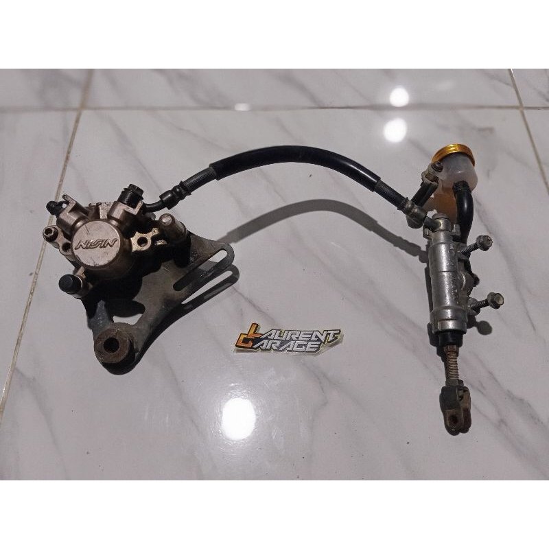 Master kaliper Pengeriman Belakang. Kaliper pala babi Nissin Remset Satria FU Copotan ori