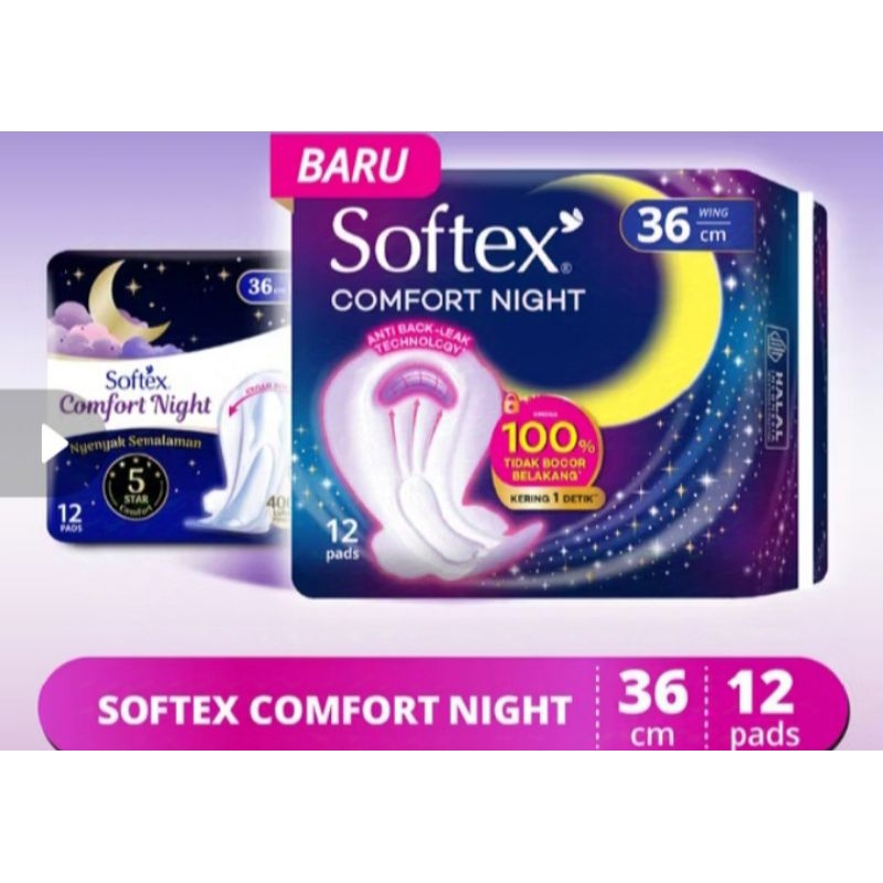 PROMO SOFTEX COMFORT NIGHT 35cm isi 12 pads