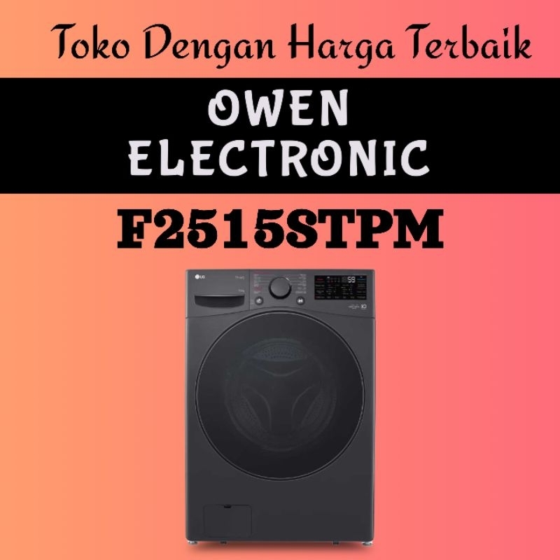 LG MESIN CUCI 15 Kg FRONT LOADING WASHER F2515STPM